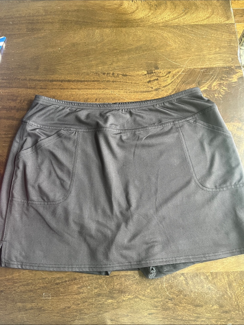 Jofit Athletic Skort with Front and Back Pockets - Black